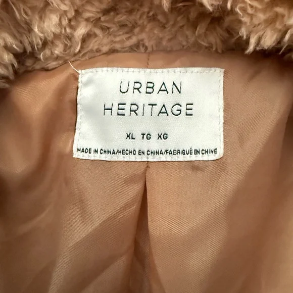 Urban Heritage Cream Teddy Jacket. PTP 22. - Picture 8 of 10